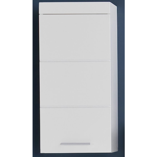 Read more about Amanda wall storage cabinet in white high gloss