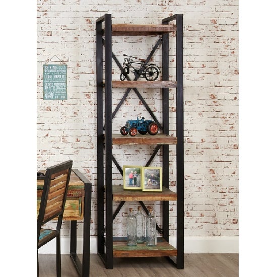 London Urban Chic Wooden Alcove Bookcase With 5 Shelf_3