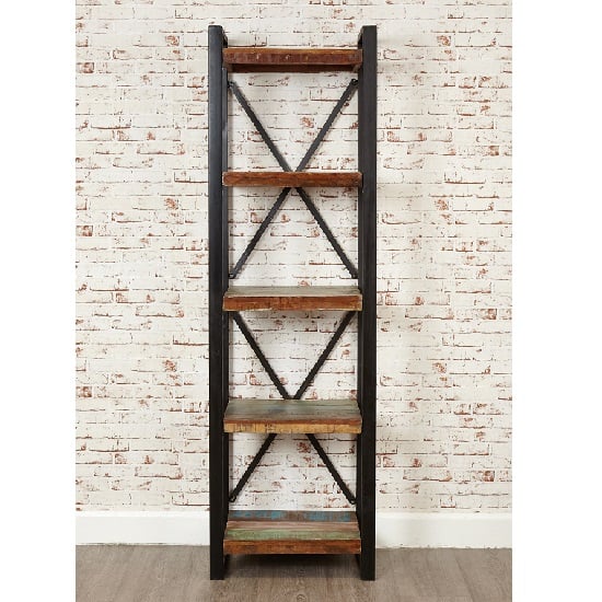 London Urban Chic Wooden Alcove Bookcase With 5 Shelf_2