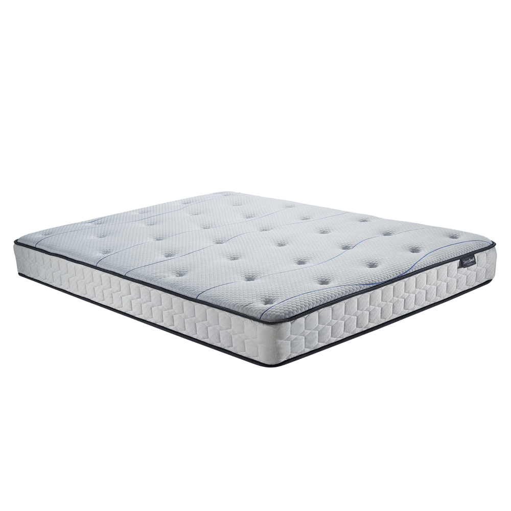 Amarillo Fabric Double Mattress In White