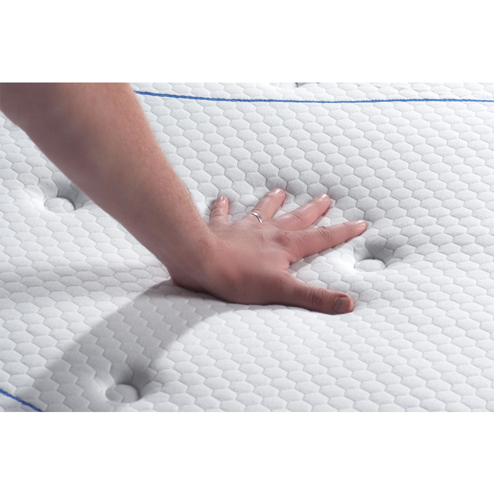 Amarillo Fabric Double Mattress In White