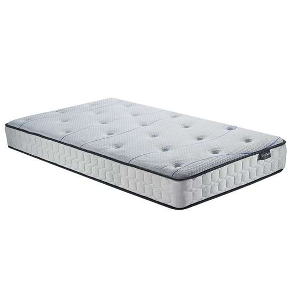 Amarillo Fabric Single Mattress In White