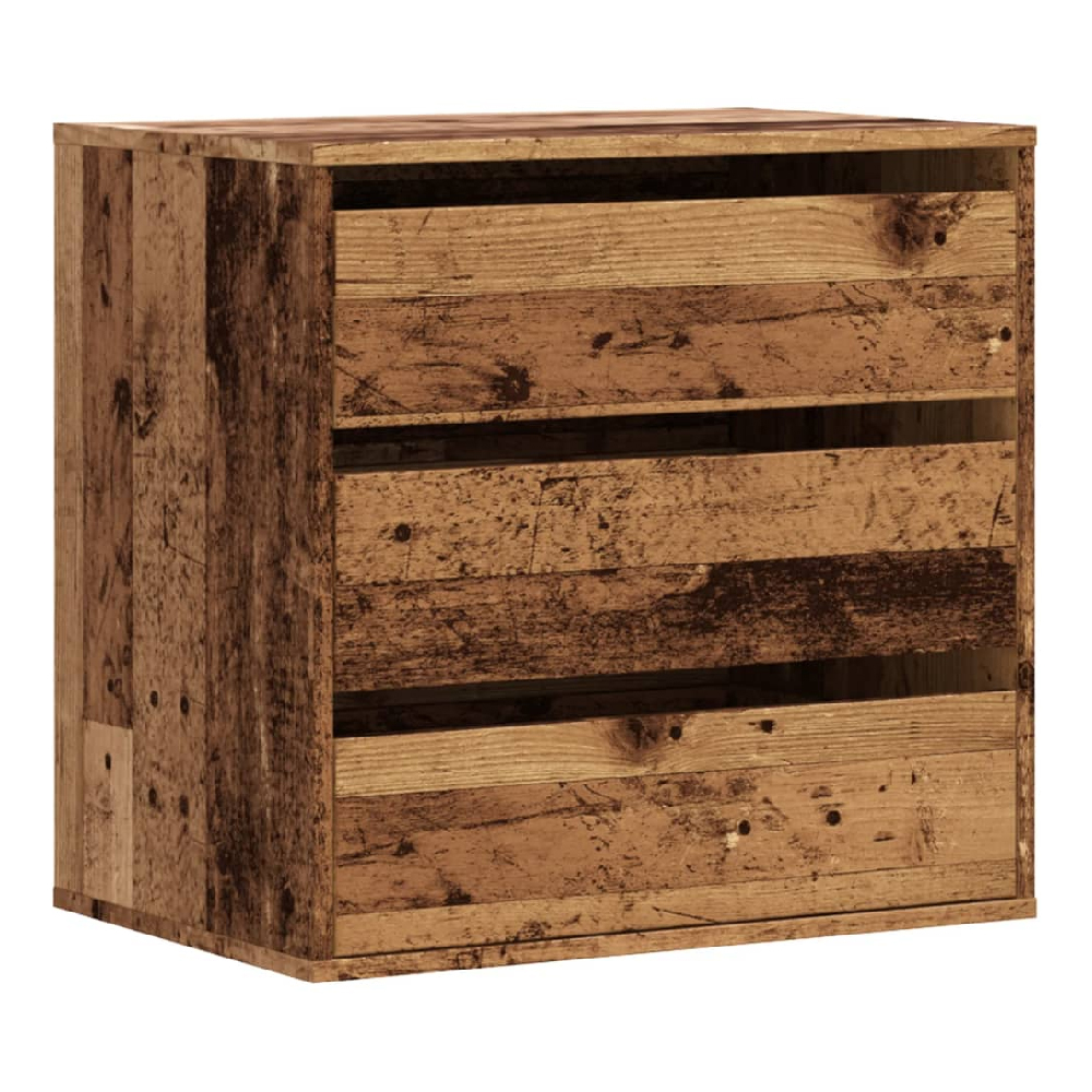 Amarillo Wooden Chest OF 3 Drawers In Brown Oak