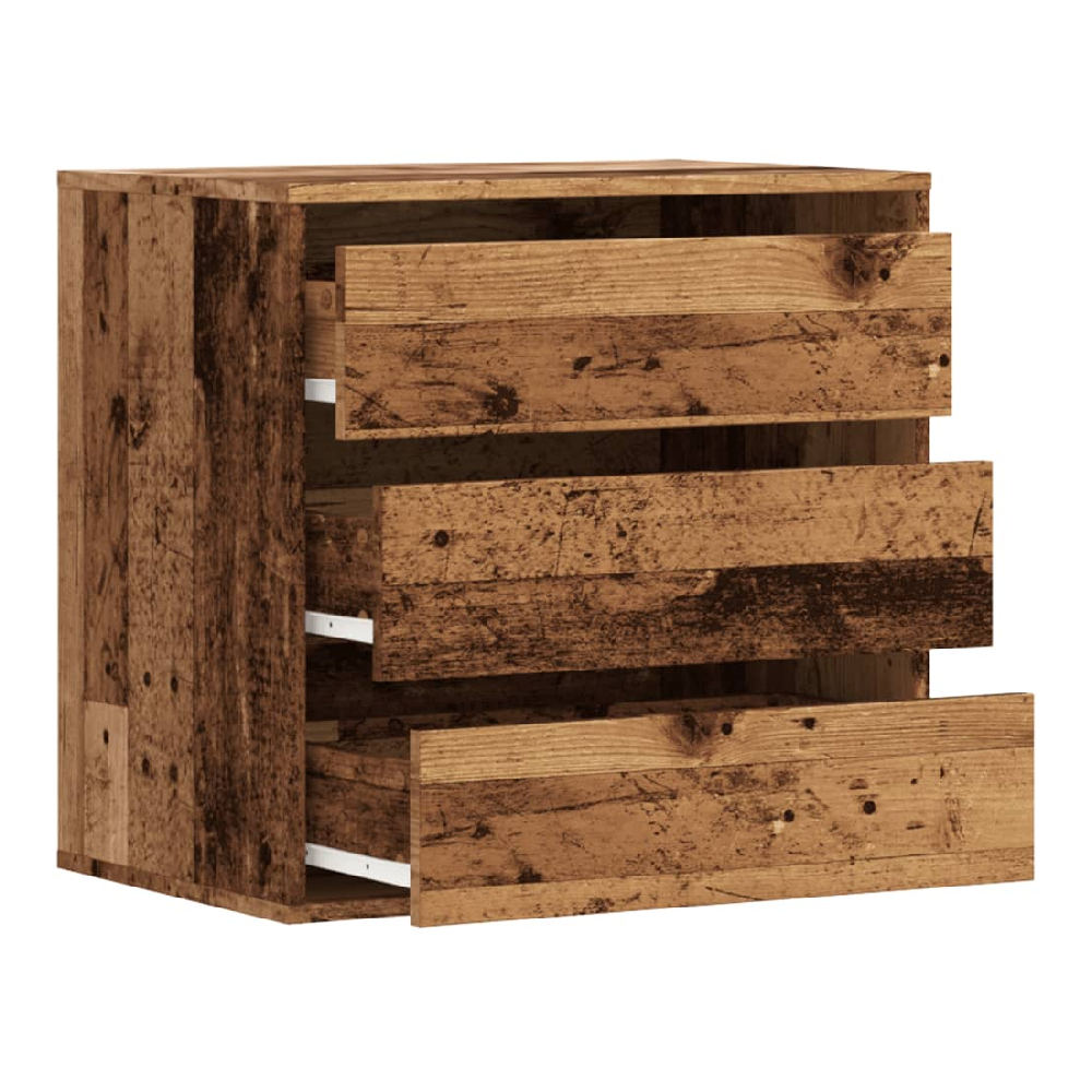 Amarillo Wooden Chest OF 3 Drawers In Brown Oak