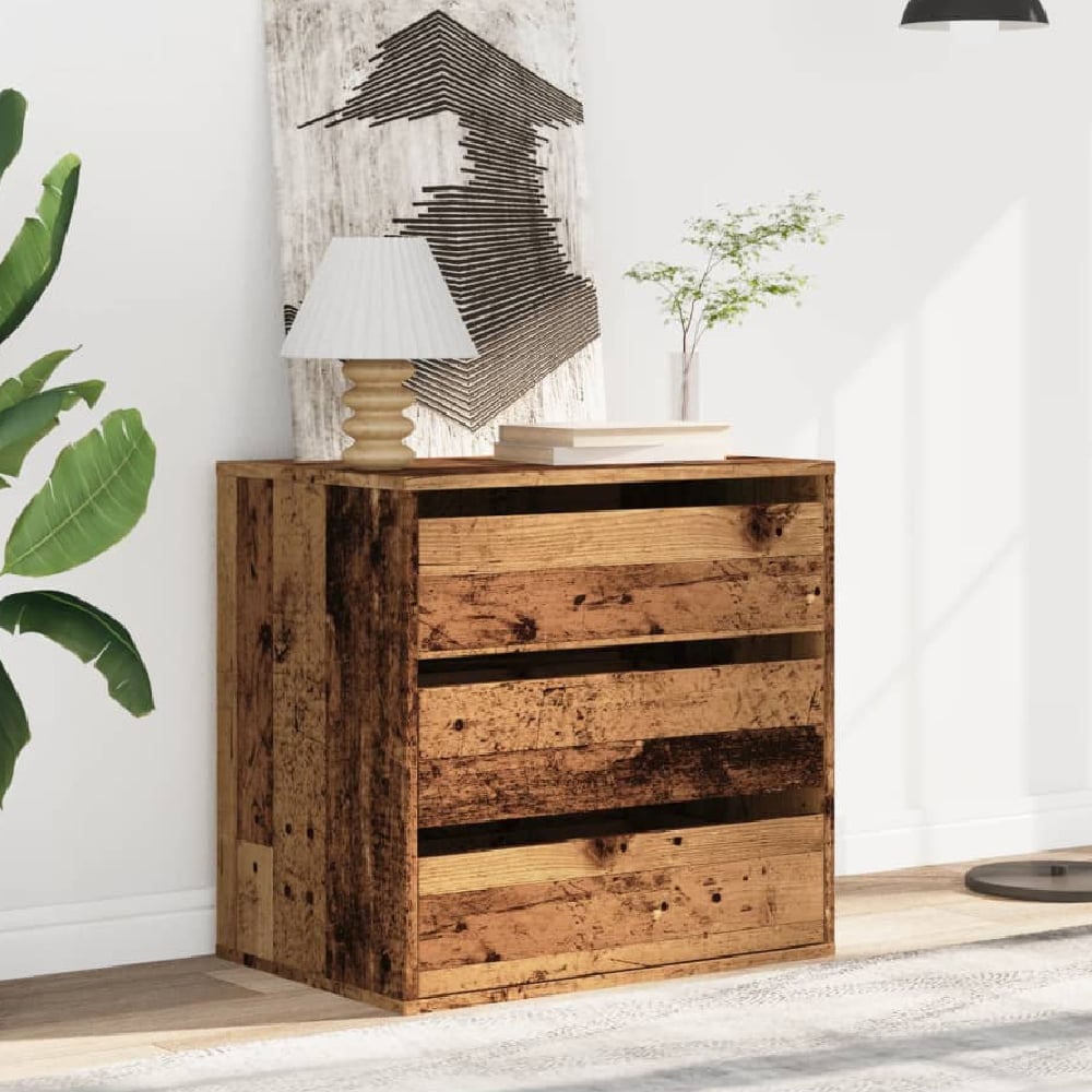 Read more about Amarillo wooden chest of 3 drawers in brown oak