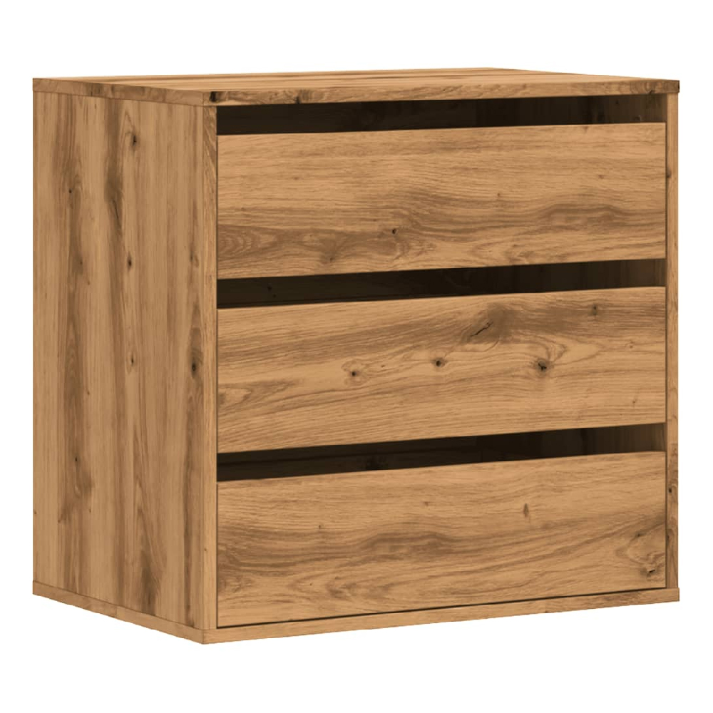 Amarillo Wooden Chest OF 3 Drawers In Oak