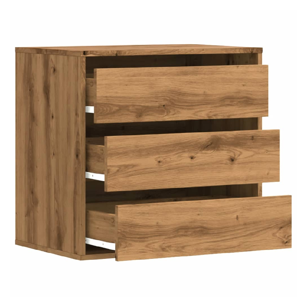 Amarillo Wooden Chest OF 3 Drawers In Oak