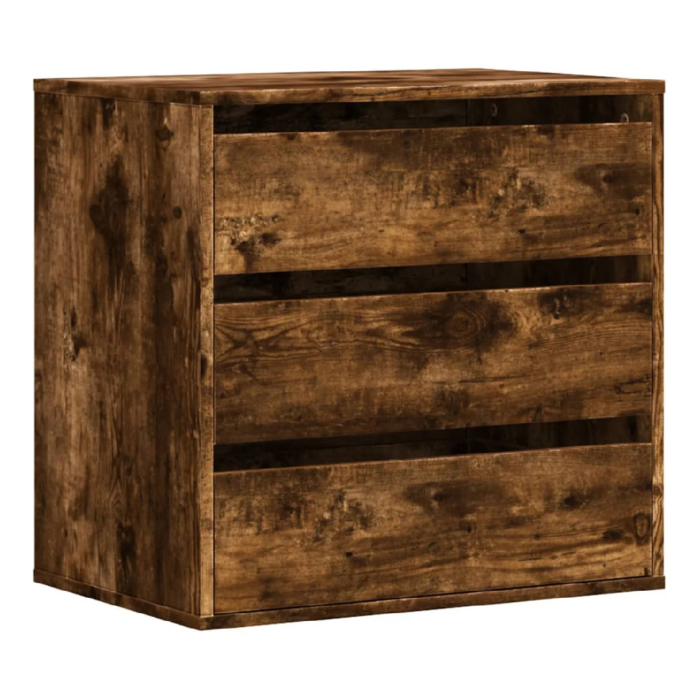 Amarillo Wooden Chest OF 3 Drawers In Smoked Oak