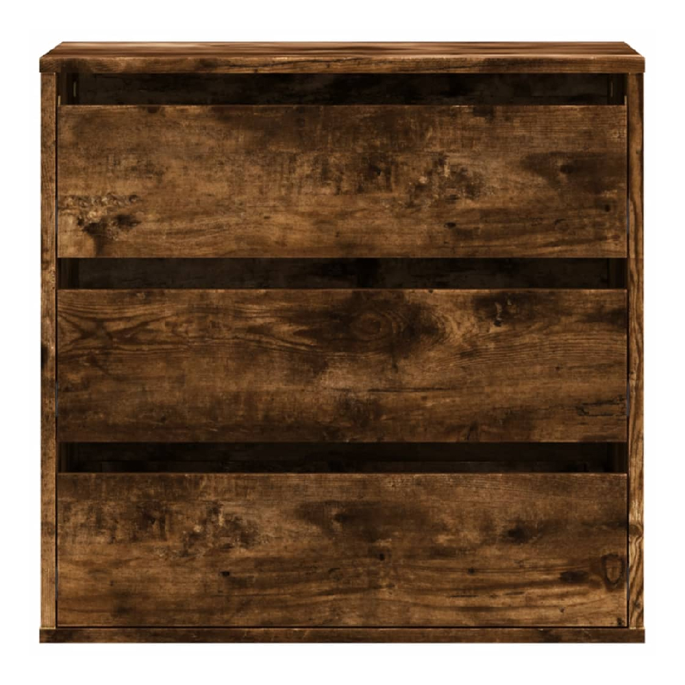 Amarillo Wooden Chest OF 3 Drawers In Smoked Oak