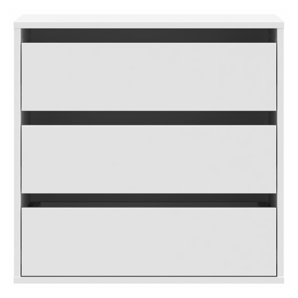 Amarillo Wooden Chest OF 3 Drawers In White
