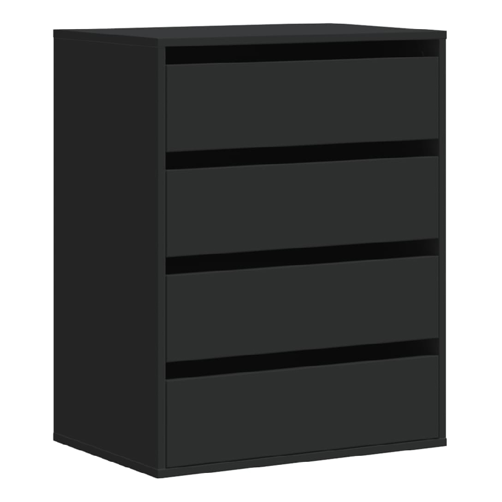 Amarillo Wooden Chest OF 4 Drawers In Black