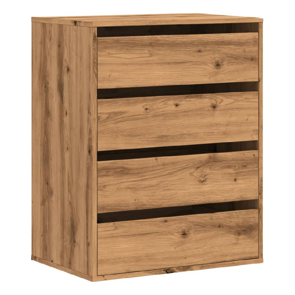 Amarillo Wooden Chest OF 4 Drawers In Oak