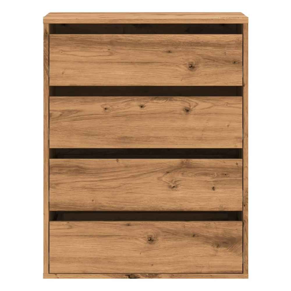 Amarillo Wooden Chest OF 4 Drawers In Oak