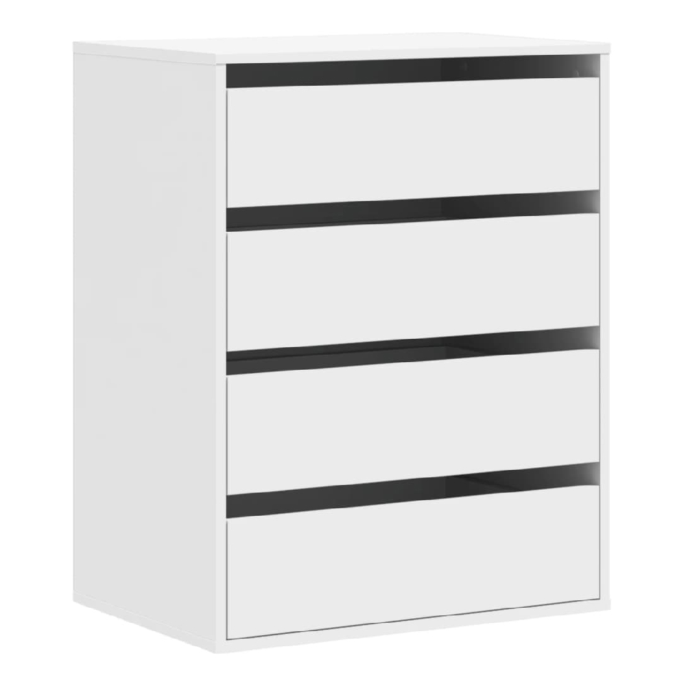 Amarillo Wooden Chest OF 4 Drawers In White