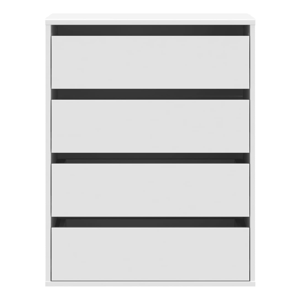 Amarillo Wooden Chest OF 4 Drawers In White