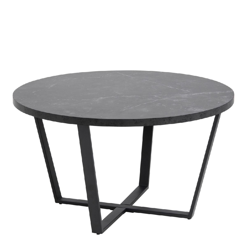 Amarillo Wooden Coffee Table In Black Melamine Effect