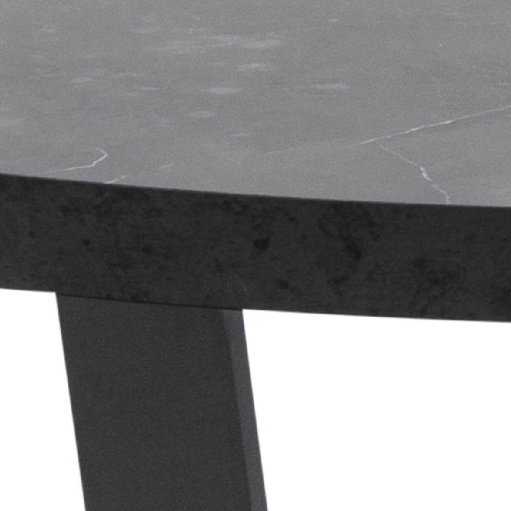 Amarillo Wooden Coffee Table In Black Melamine Effect