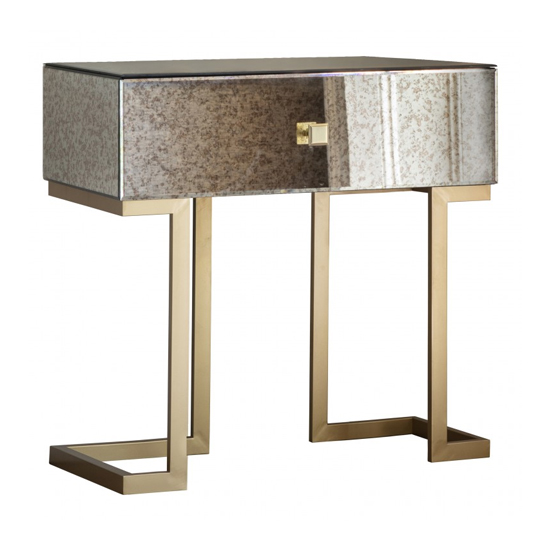 Read more about Amberley wooden side table with 1 drawer