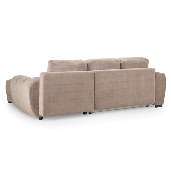 Ambon Plush Velvet Corner Sofabed Universal In Mocha_2
