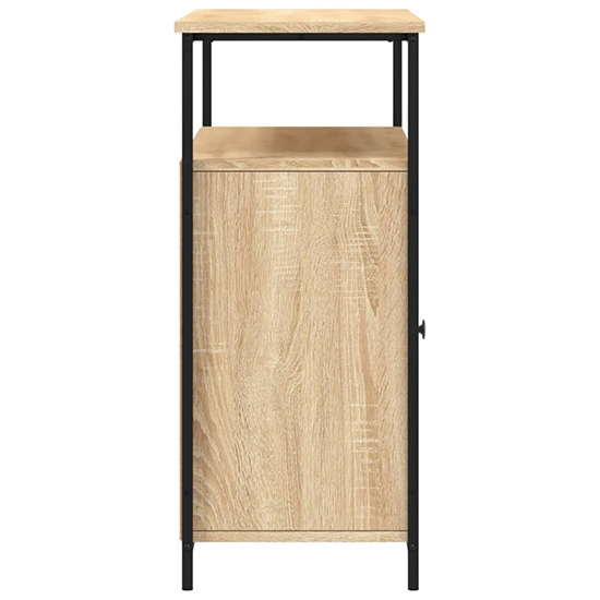 Ambon Wooden Sideboard With 2 Doors In Sonoma Oak