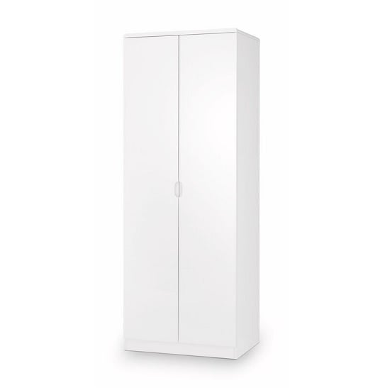 View Magaly contemporary wardrobe in white high gloss