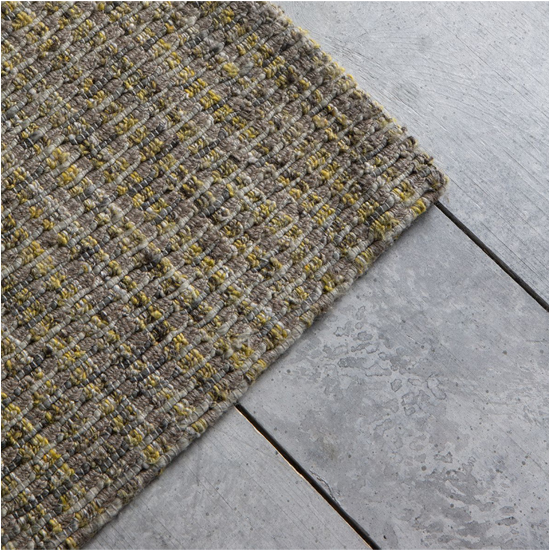 Americus Jute And Polyester Rug In Grey And Ochre_2