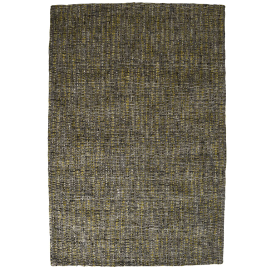 Americus Jute And Polyester Rug In Grey And Ochre_3
