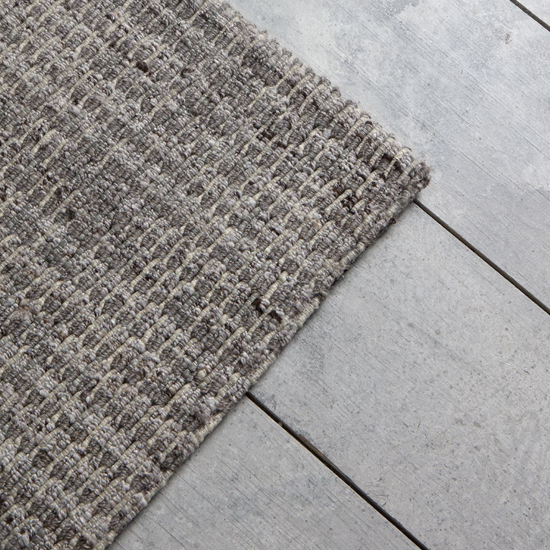 Americus Jute And Polyester Rug In Silver And Grey_2