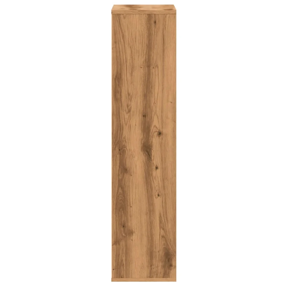 Ames Wooden Bookcase With 7 Compartment In Oak