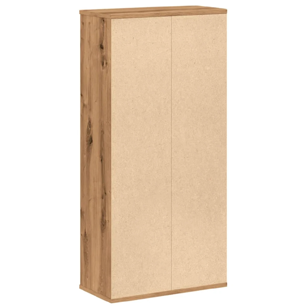 Ames Wooden Bookcase With 7 Compartment In Oak
