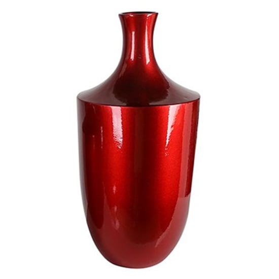 Product photograph of Amprion Ceramic Large Decorative Vase In Glazed Red from Furniture in Fashion