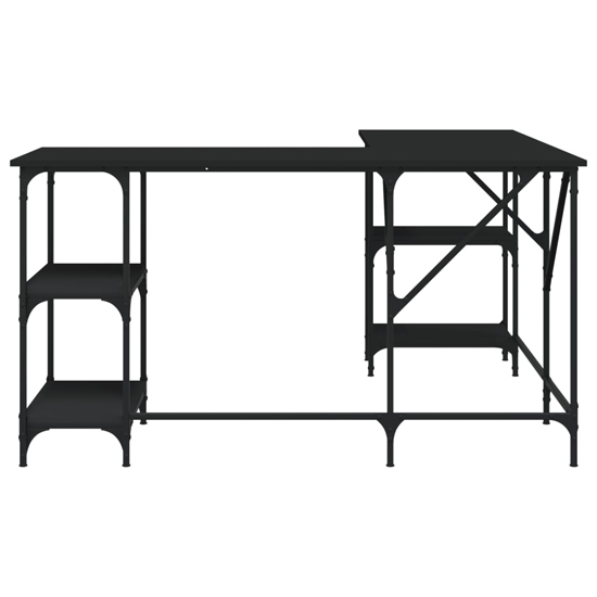 Ampthill Wooden Laptop Desk Corner In Black