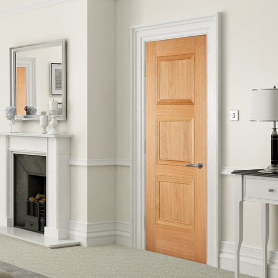 Read more about Amsterdam 1981mm x 686mm fire proof internal door in oak