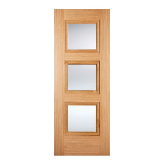 Read more about Amsterdam glazed 1981mm x 686mm internal door in oak