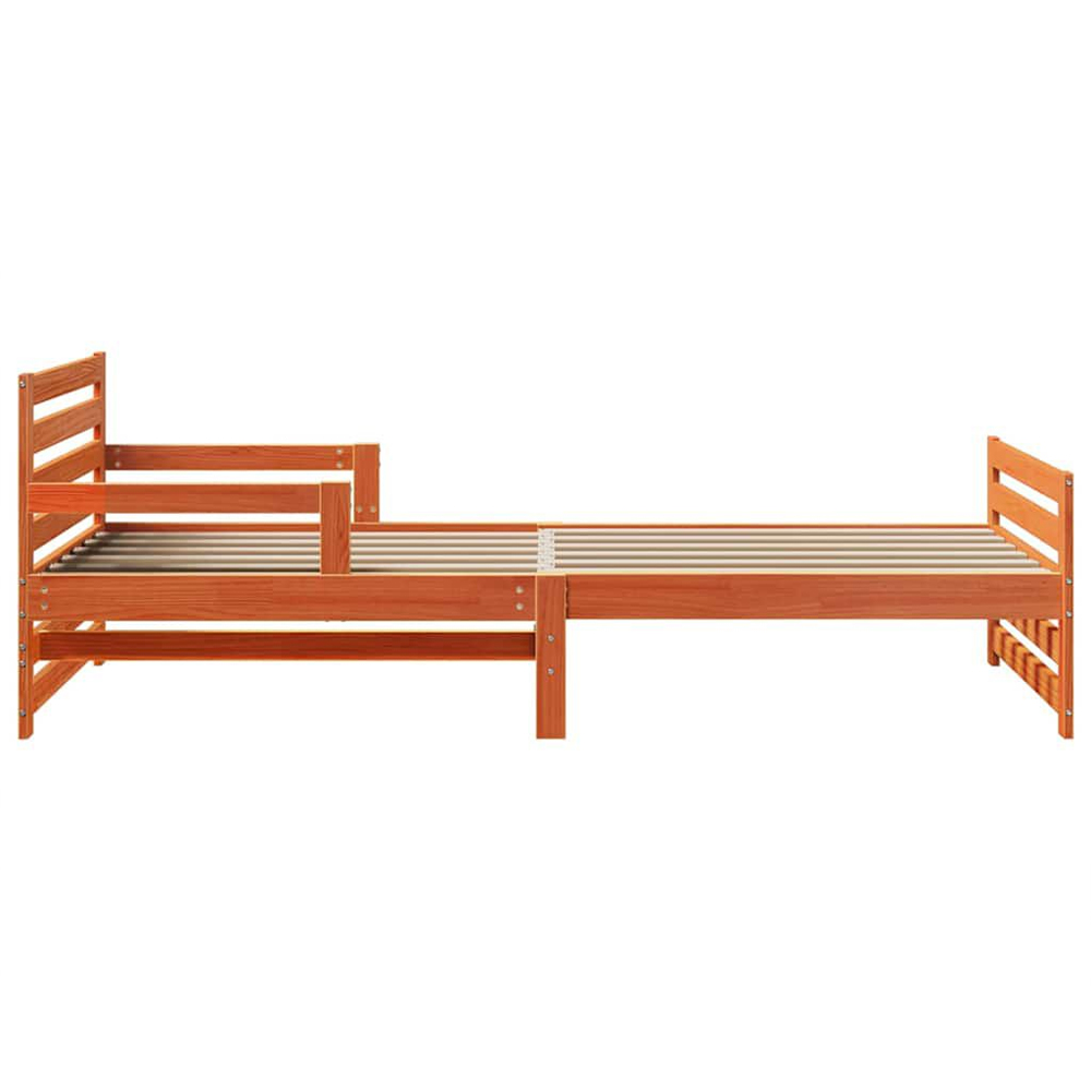 Anaheim Wooden Extendable Kids Bed In Brown