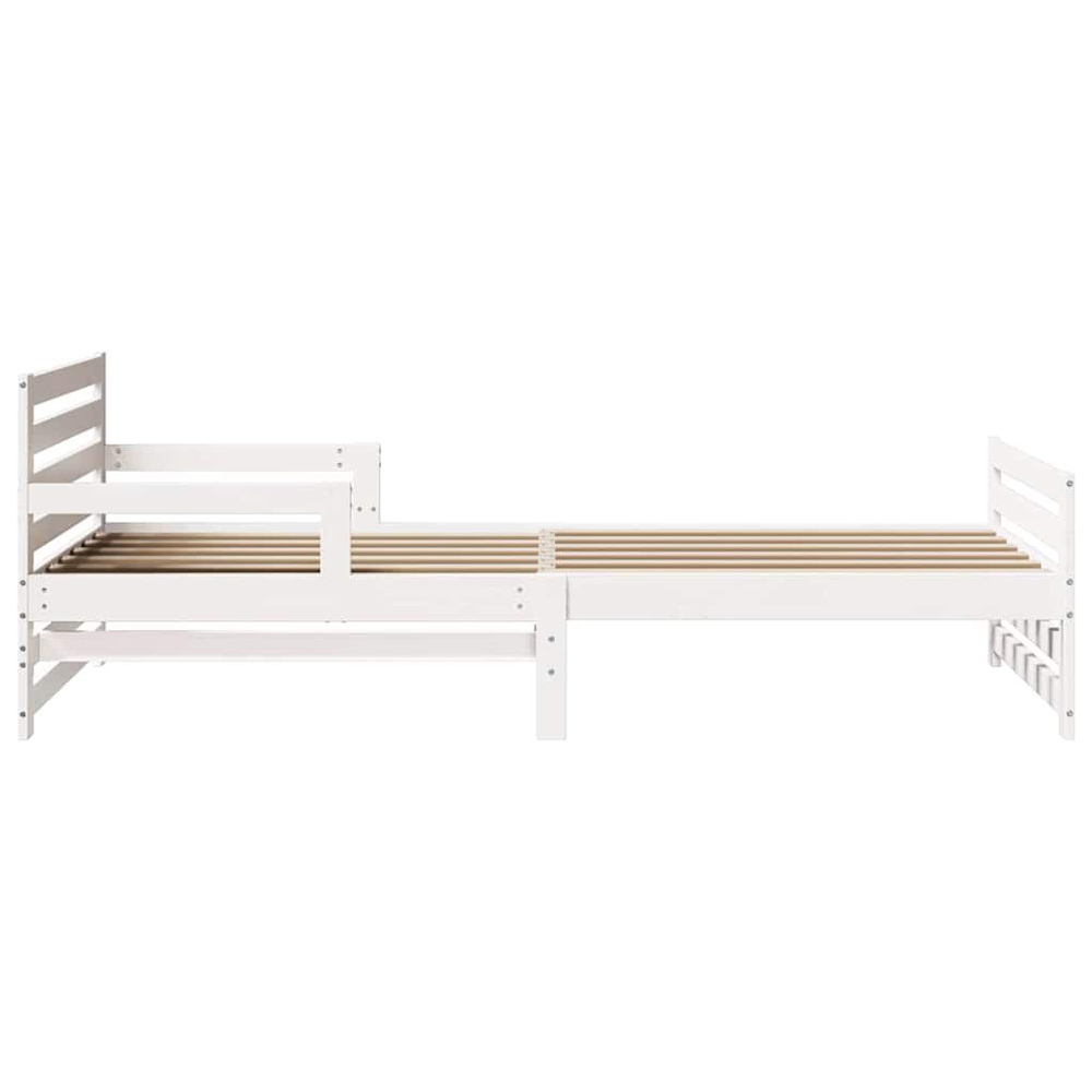 Anaheim Wooden Extendable Kids Bed In White
