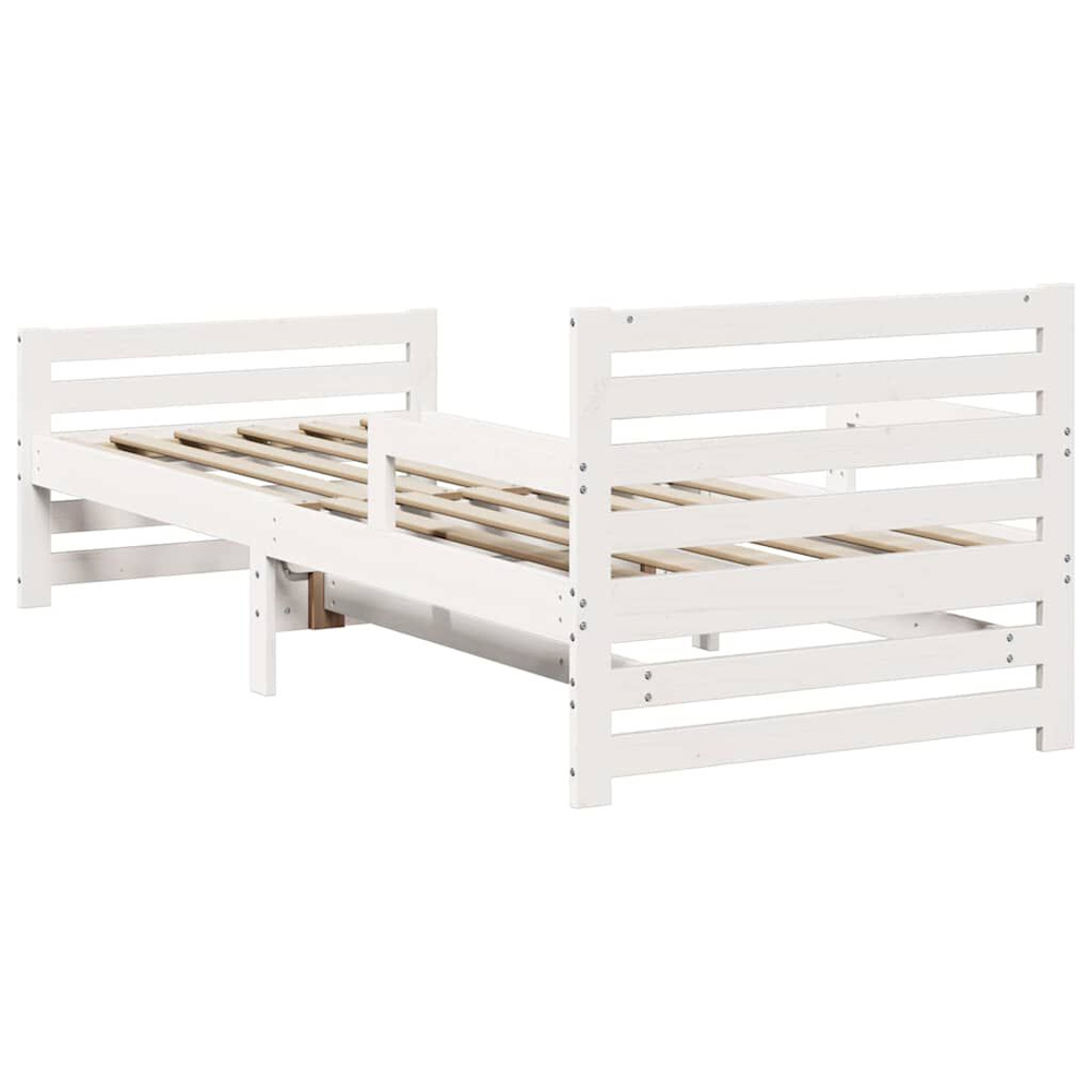 Anaheim Wooden Extendable Kids Bed In White