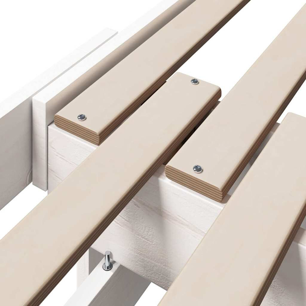 Anaheim Wooden Extendable Kids Bed In White