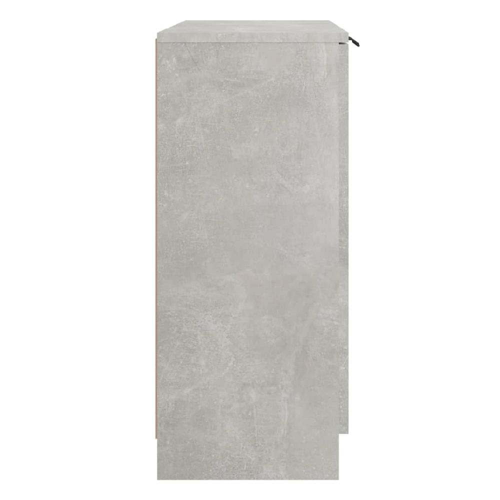 Anaheim Wooden Sideboard With 1 Door 3 Drawers In Concrete Grey