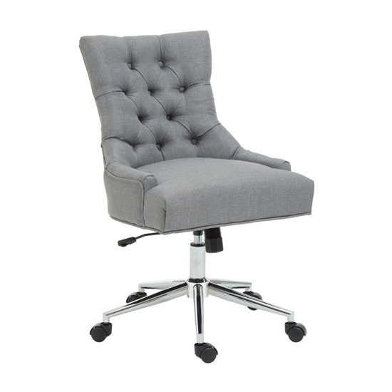 Photo of Anatolia fabric home and office chair in grey