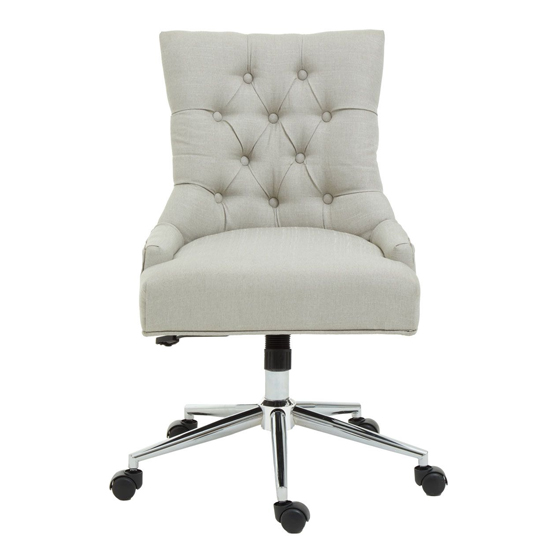 Anatolia Fabric Upholstered Office Chair In Natural_2