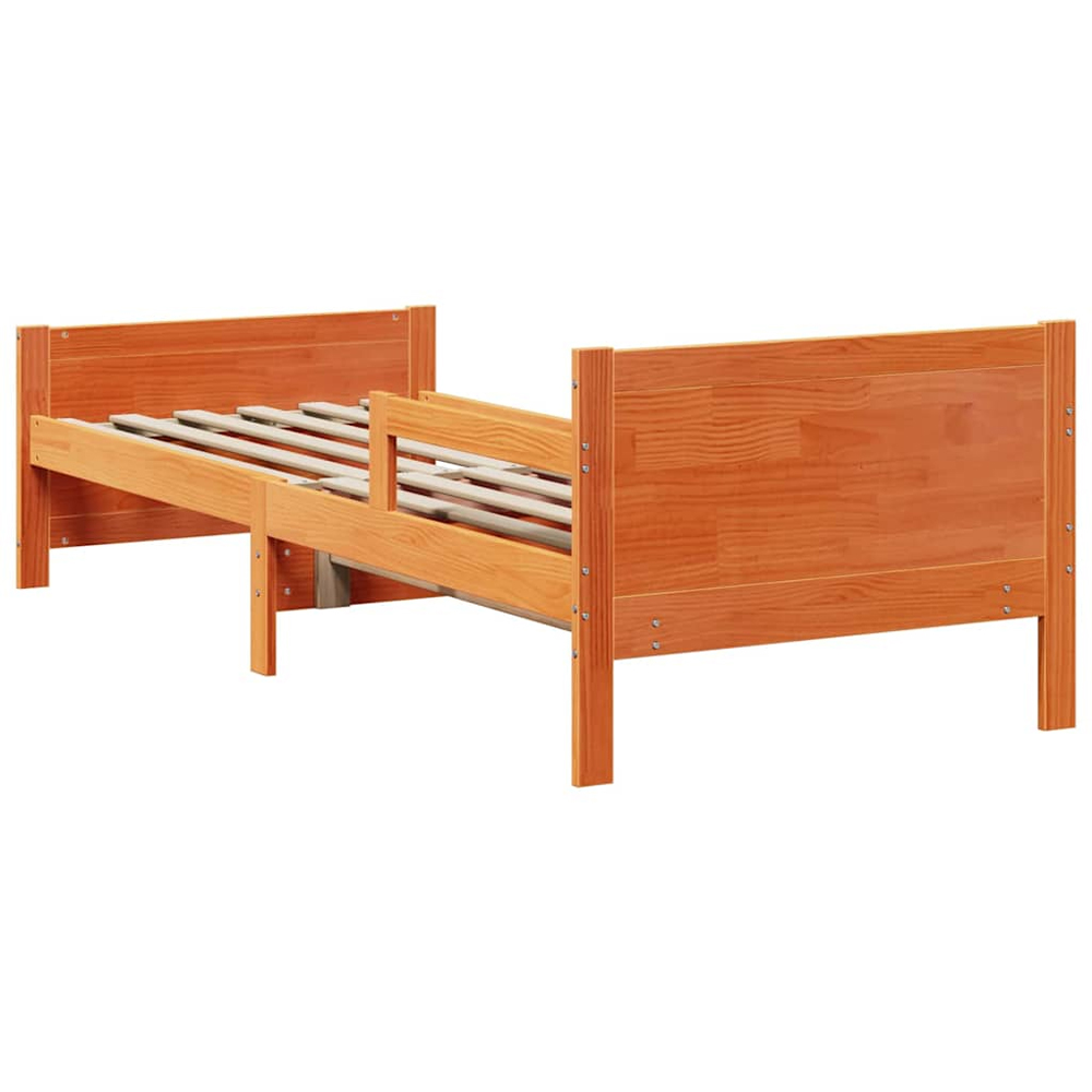 Anchorage Wooden Extendable Kids Bed In Brown