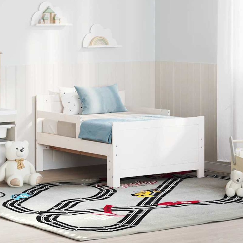 Anchorage Wooden Extendable Kids Bed In White