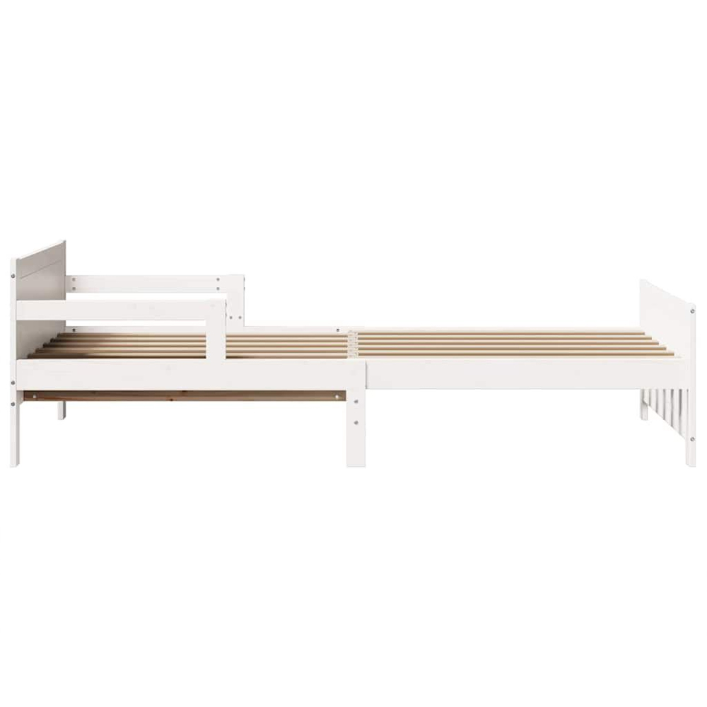 Anchorage Wooden Extendable Kids Bed In White