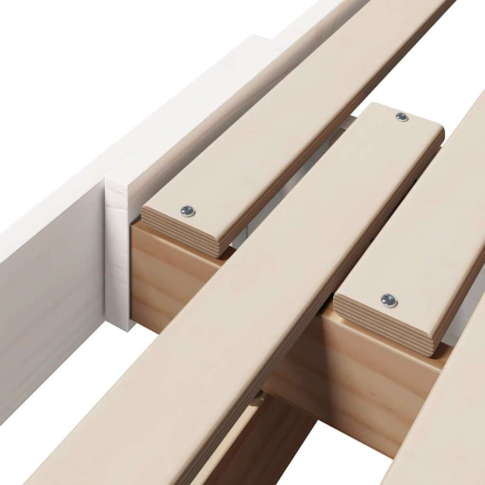 Anchorage Wooden Extendable Kids Bed In White