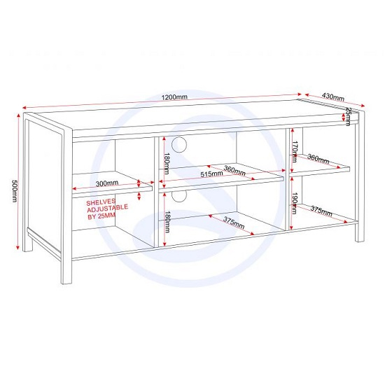 Cayuta Wooden TV Stand In White Gloss With Chrome Legs FiF
