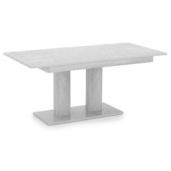 Andorra Extending Dining Table In Structured Concrete Effect_1