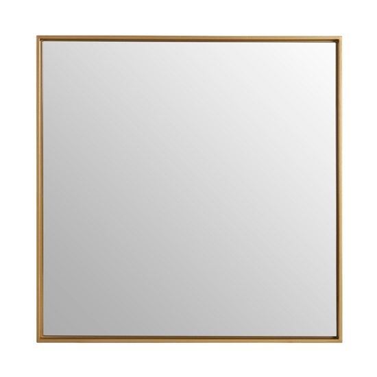 Andstima Large Square Wall Bedroom Mirror In Gold Frame Furniture in