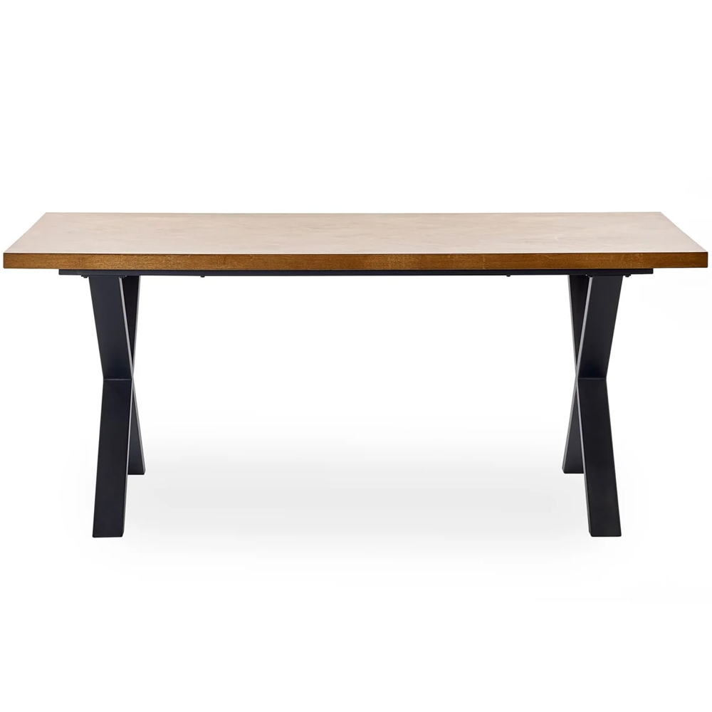 Angers Wooden Dining Table - Brown