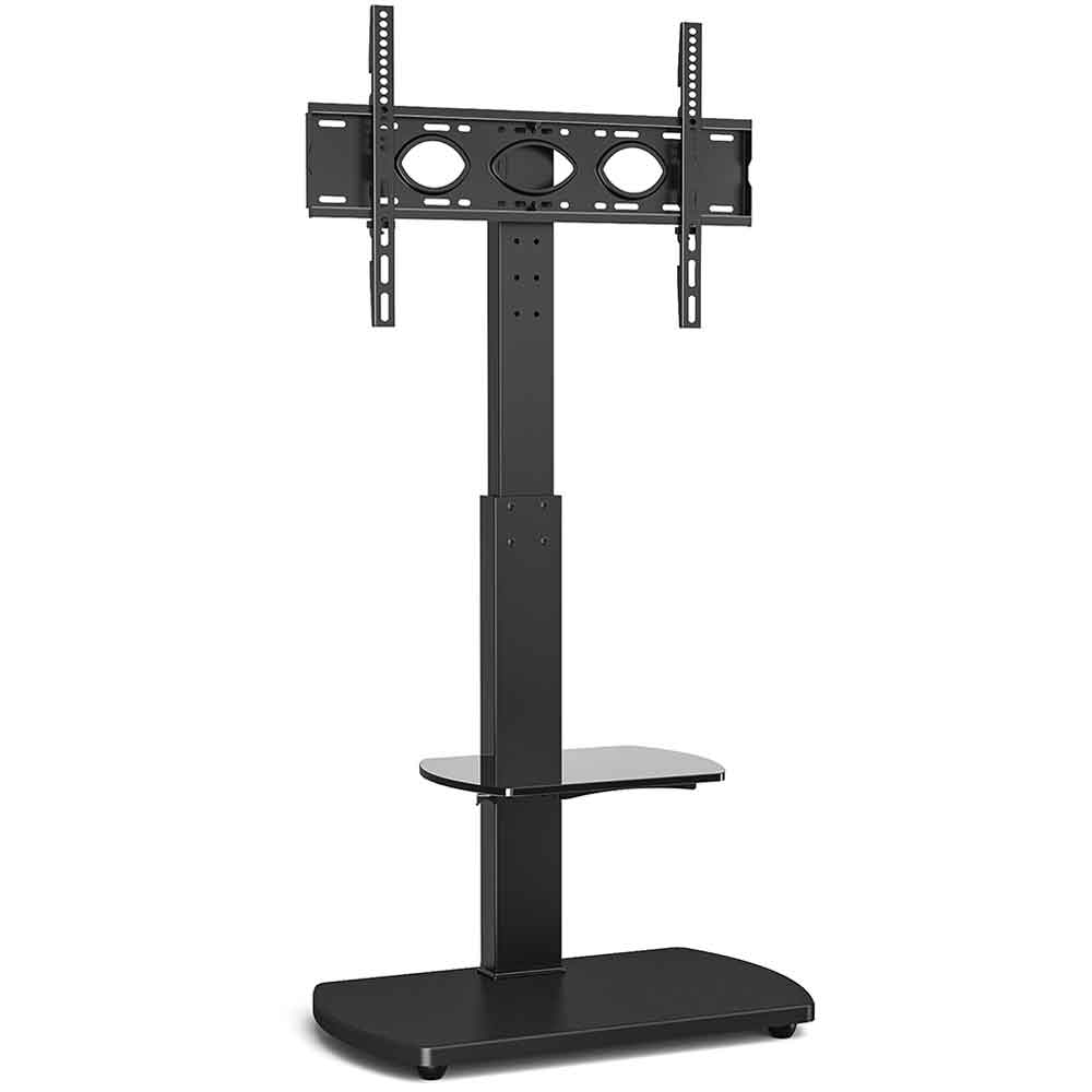 Angleton Wooden Pedestal TV Stand - Black